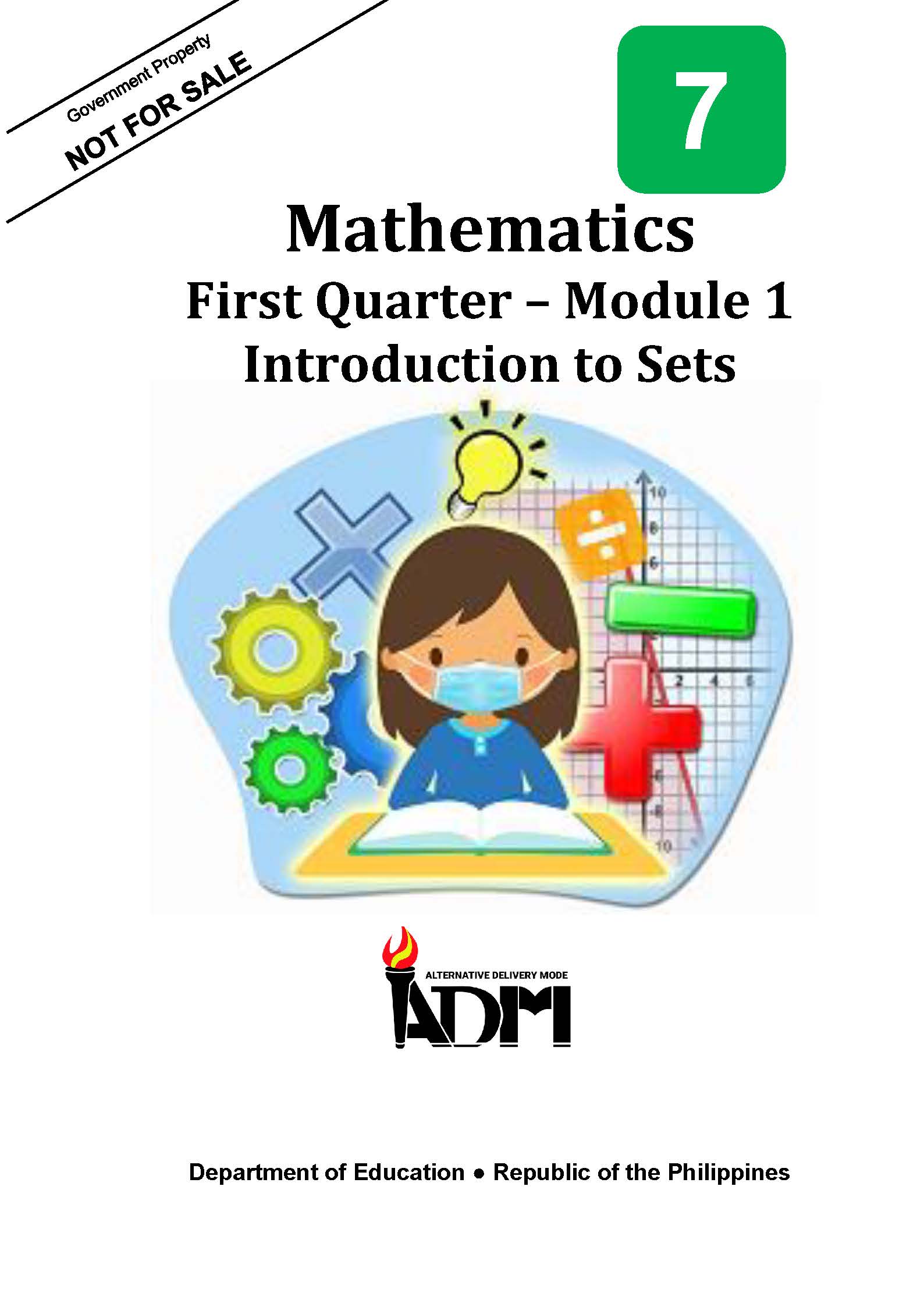 302077-Tiombocan National High School-Mathematics 7-Quarter 1-Module 1:Introduction To Sets