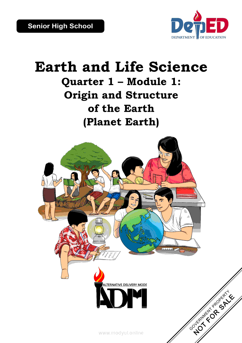 304211-Tambongon National High School-Earth&Life Science 11-Quarter 1-Module 1:Origin and Structure of the Earth