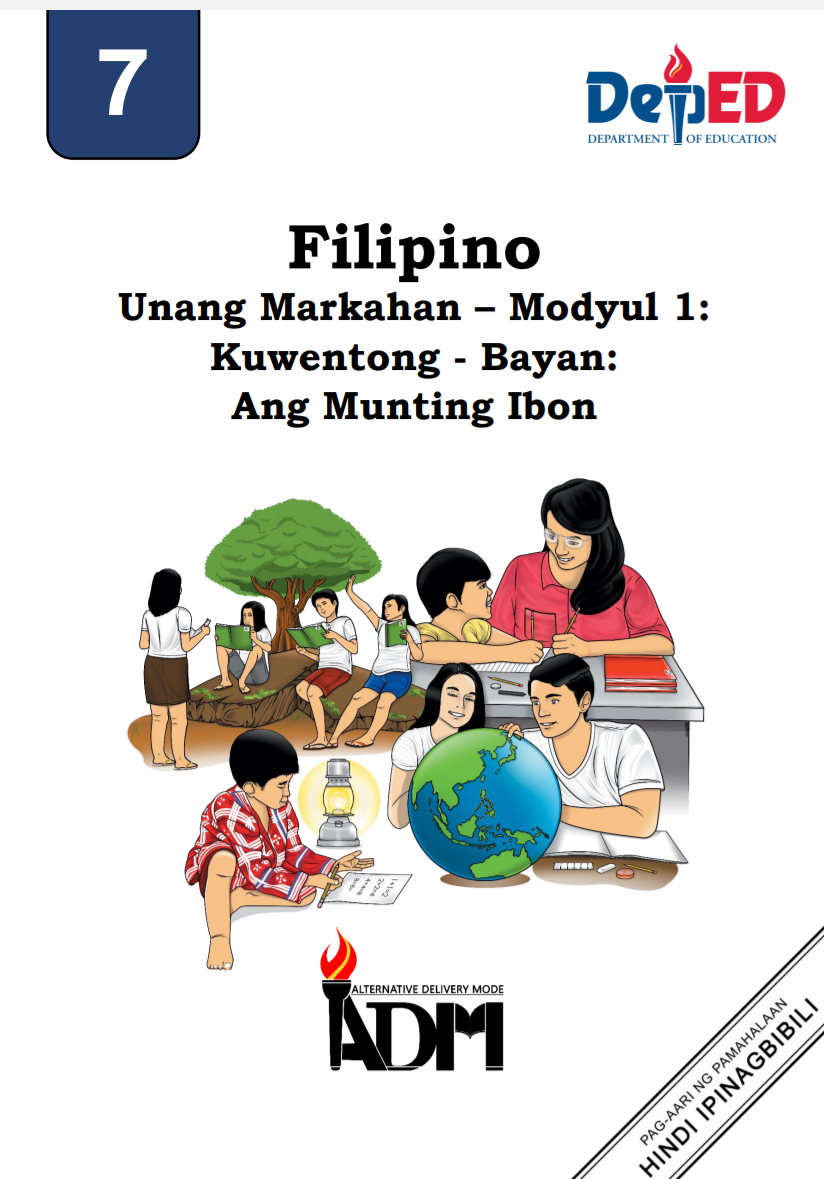 304340-Tibanban National High School-Filipino-7-Quarter-1-Module-1:Kwentong Bayan ng Maranao